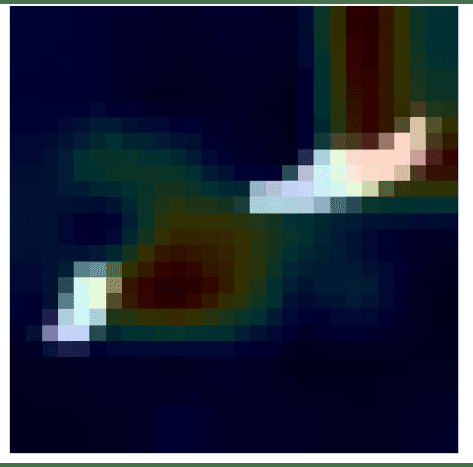 Original adversarial Grad-CAM: predicted j · 0.18